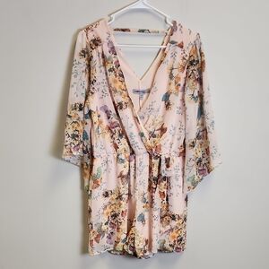 Bailey Blue Pink Floral Jumpsuit